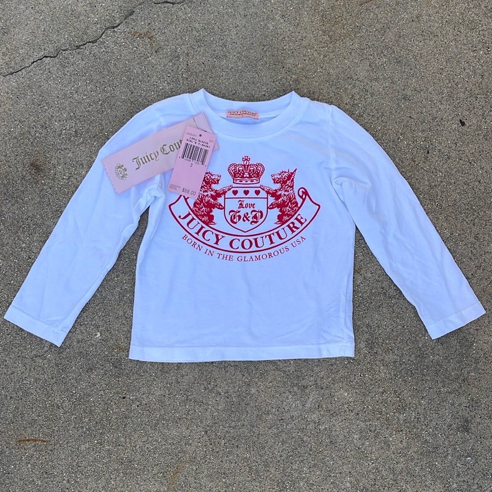 Juicy Couture Vintage Childs Long Sleeve Top
